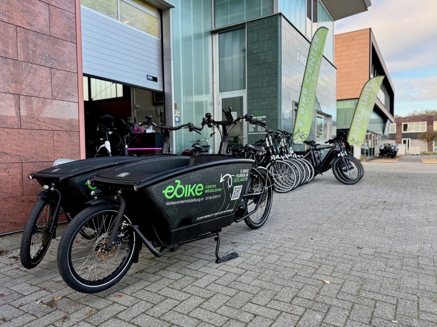 Bakfietsen en e-bikes voor E-Bike Center Middelburg